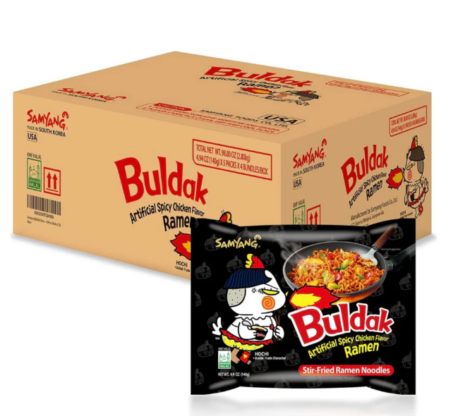 Buldak Noodles 40 Pack Box